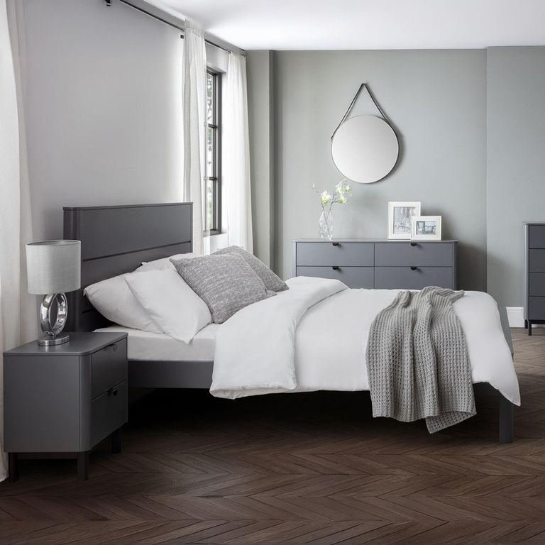 Chloe Bed - Grey - Sizes Available