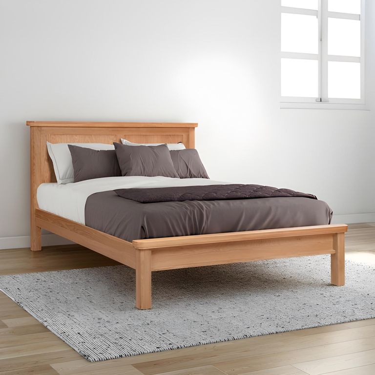 Clarion Bed - Sizes Available - Oak