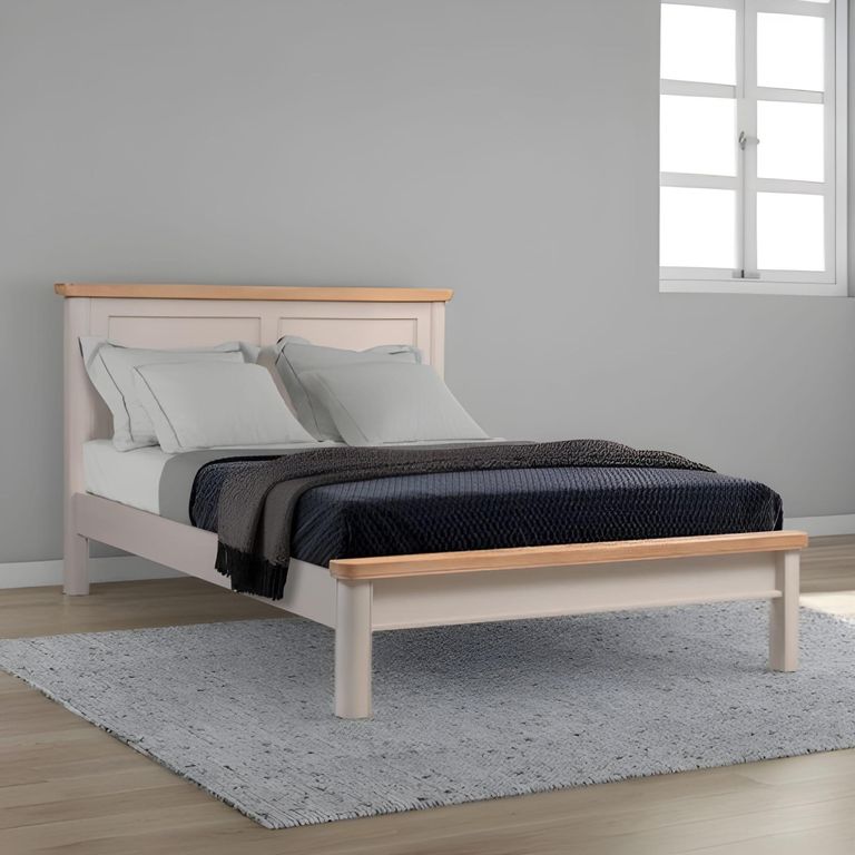 Clarion Bed - Oak and Grey - Sizes Available