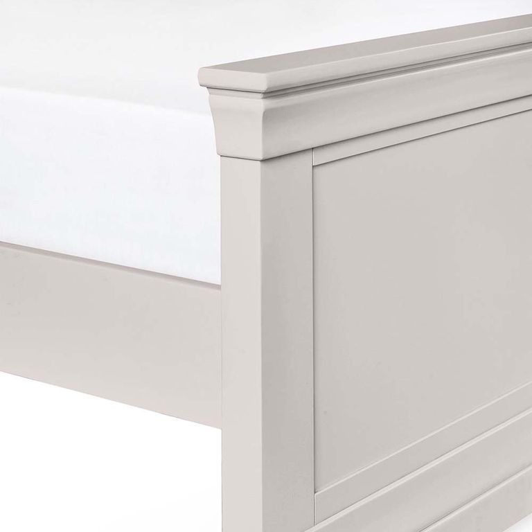 Clermont Panel Bed - Soft Grey - Sizes Available