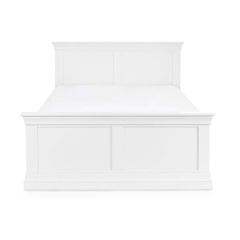 Clermont Panel Bed - White - Sizes Available
