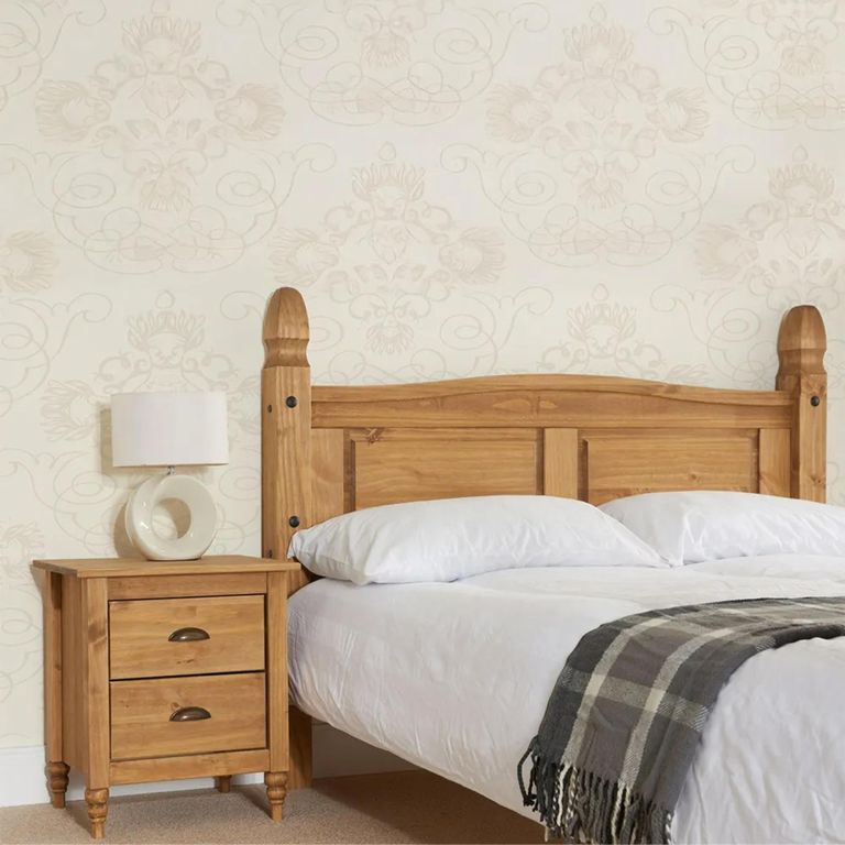 Corona High Foot End Bed - Pine - Sizes Available