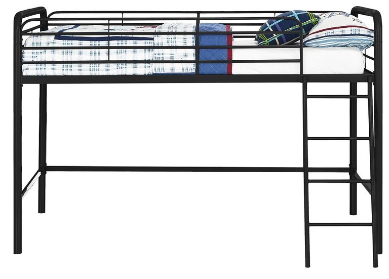 Creek Single over Single Bunk Bed in Black - 4035158Uk