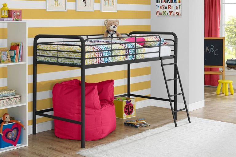 Creek Single over Single Bunk Bed in Black - 4035158Uk