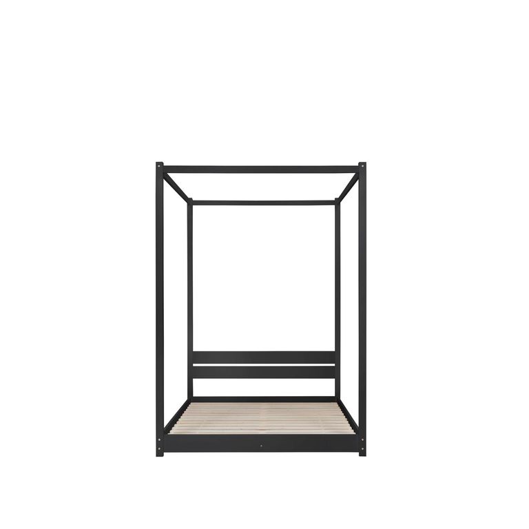 Darwin Four Poster Bed - Black - Sizes Available
