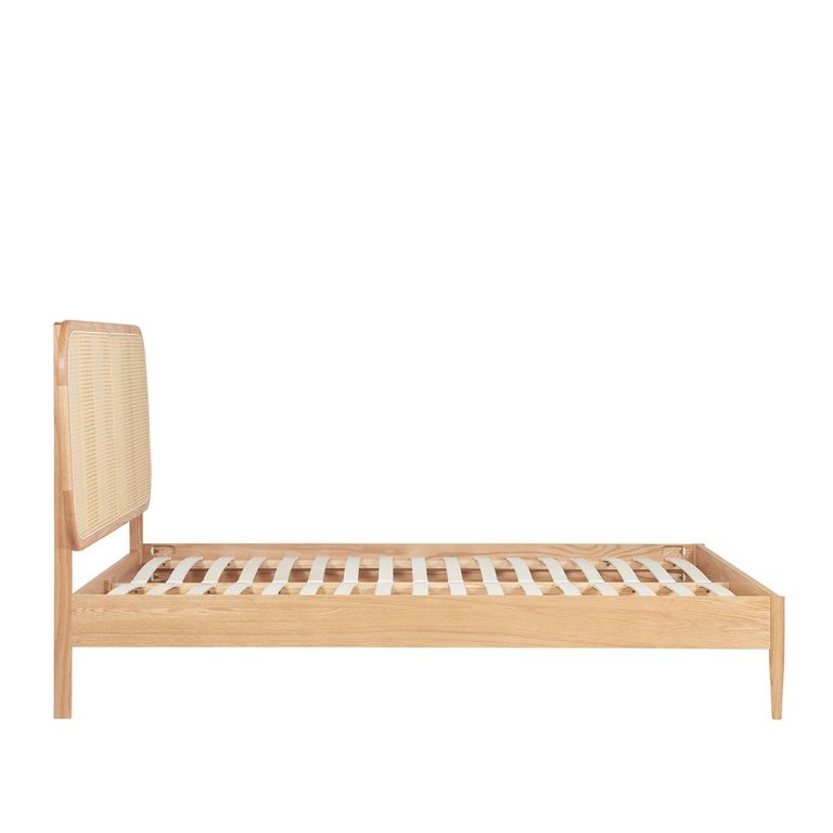 Elina Bed - Oak Rattan - Sizes Available