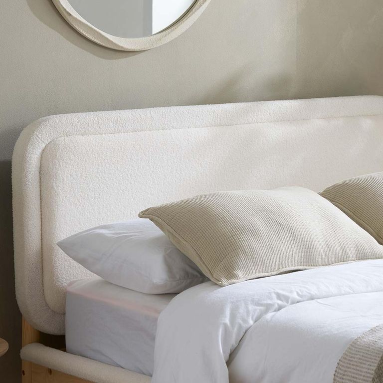 Emmi Bed - Grey Fabric - 5ft King Size