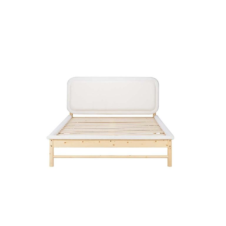 Emmi Bed - Grey Fabric - 5ft King Size