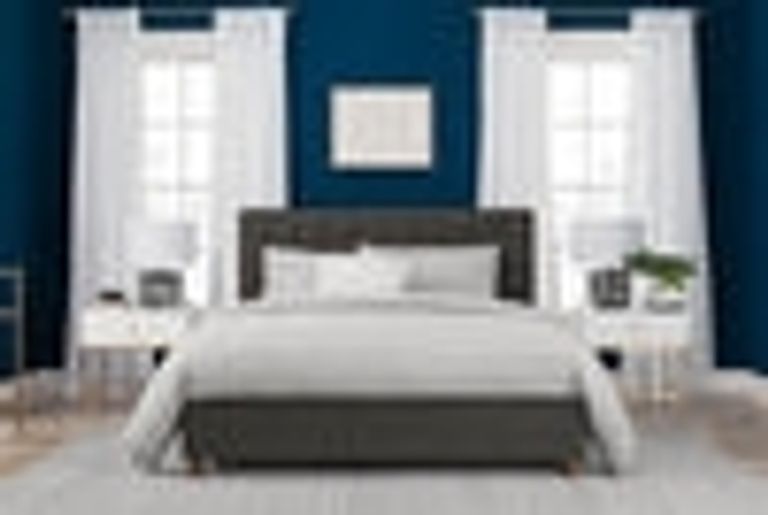 Erie Grey Linen Fabric 5ft King Size Bed - 4108439UK