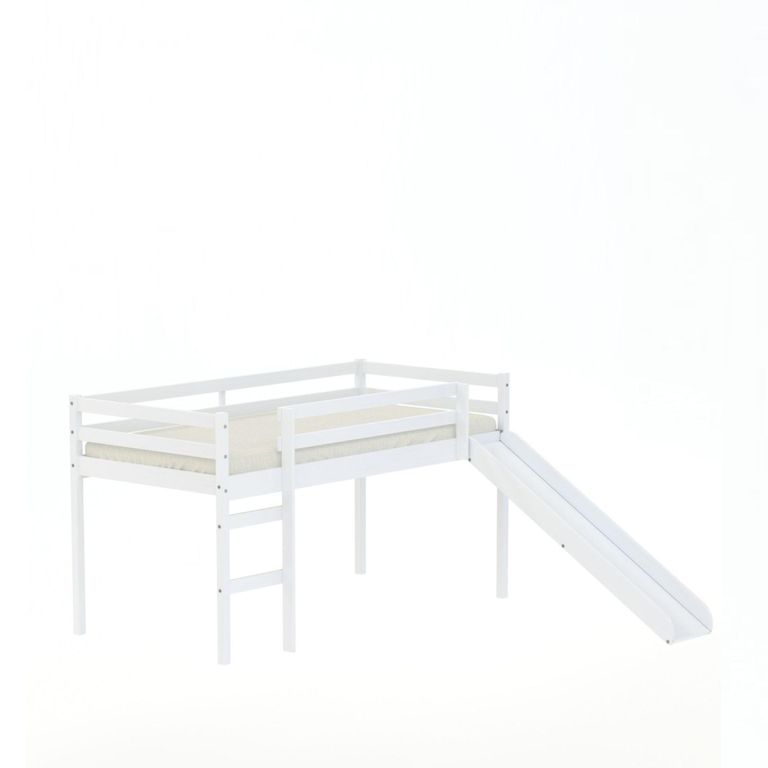 Frankie Kids Midsleeper Bed - White