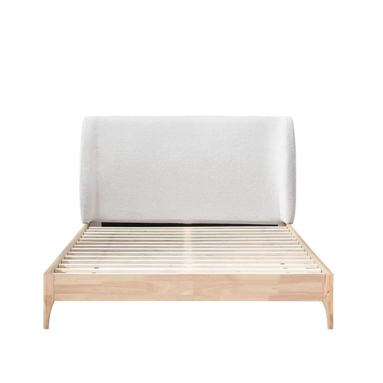 Halfden Bed - White - 4ft 6in Double