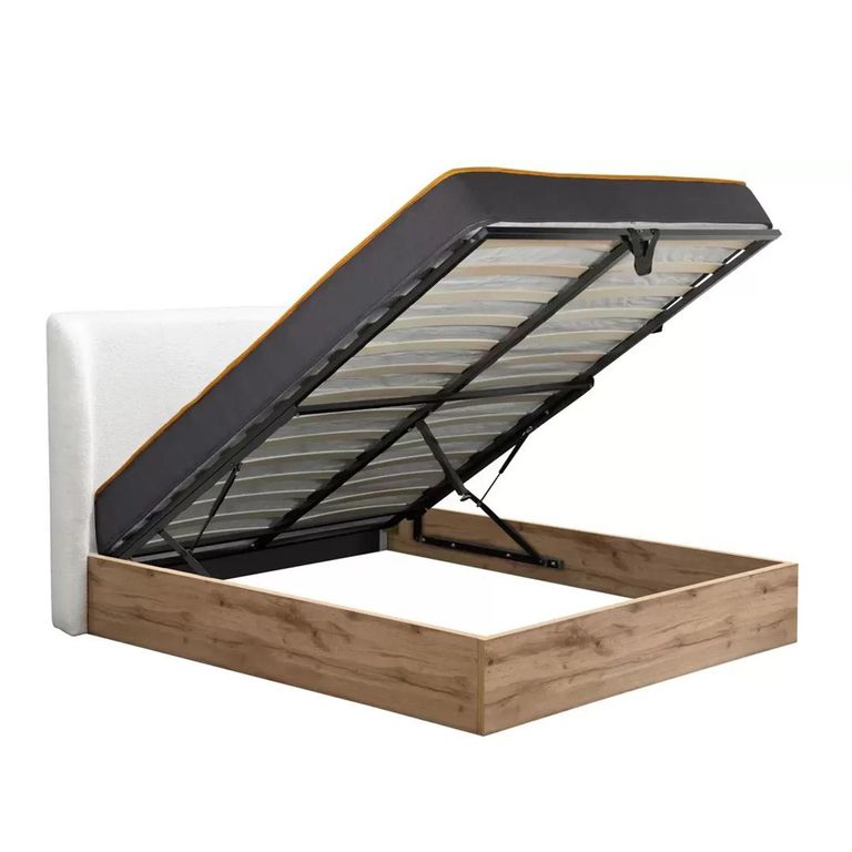 Halfden Ottoman Storage Bed - White - Sizes Available