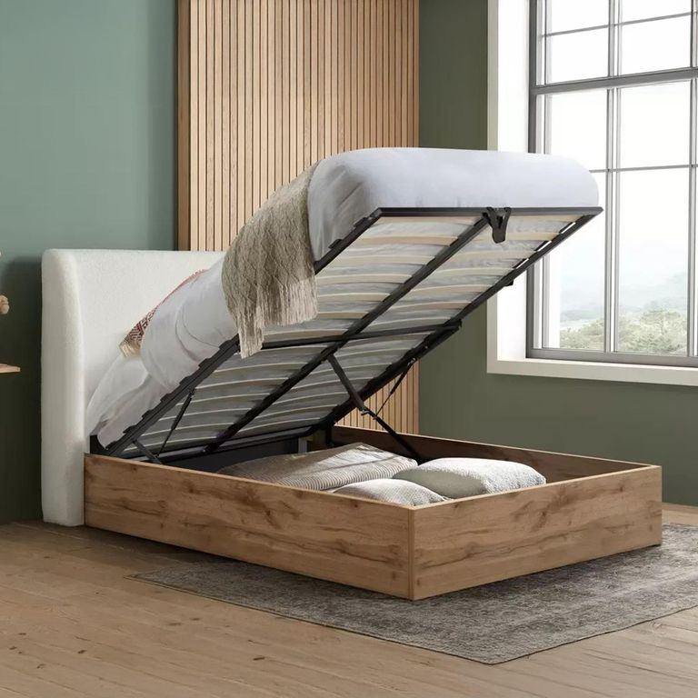 Halfden Ottoman Storage Bed - White - Sizes Available