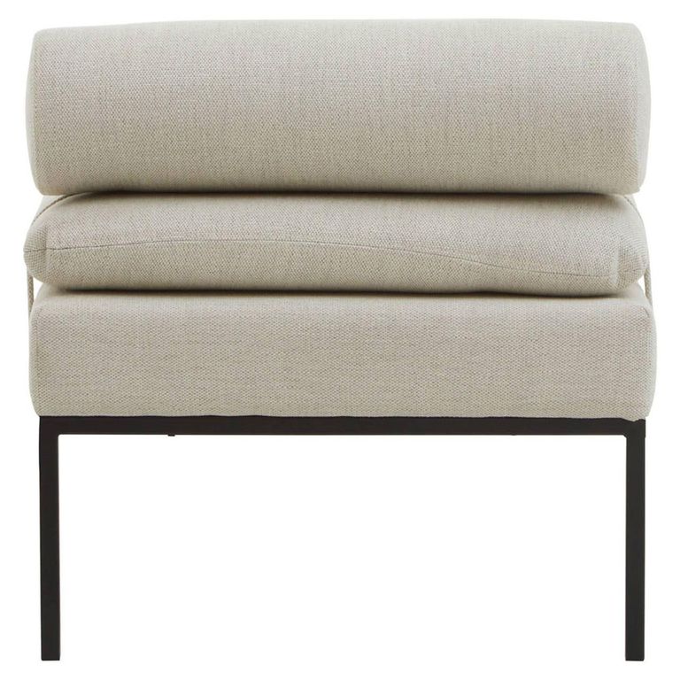 Harley Day Bed - Grey Linen Fabric