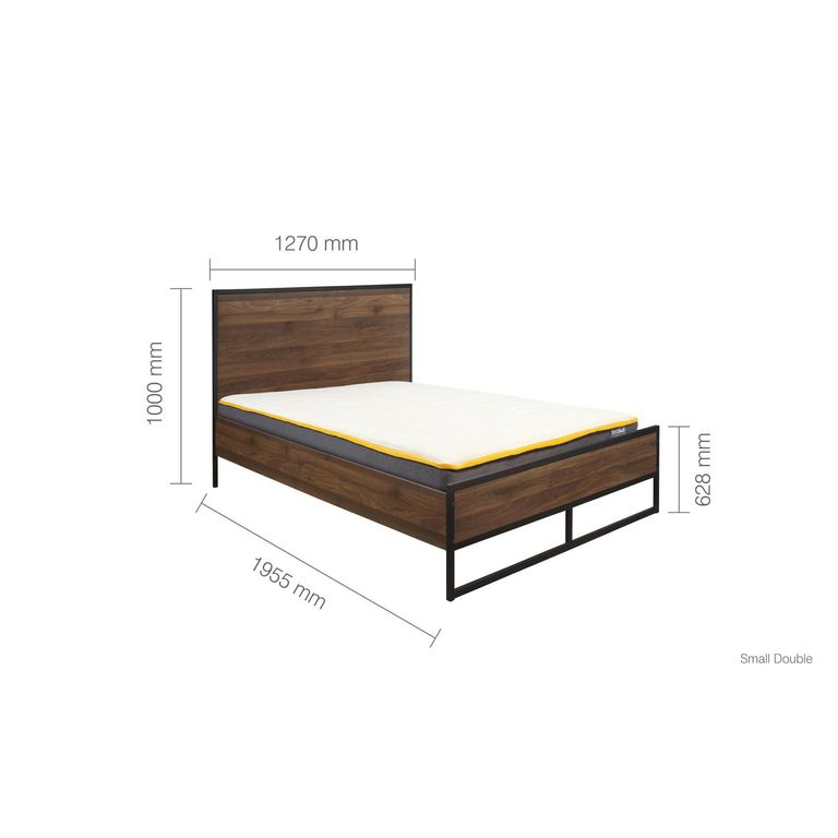 Houston Bed - Walnut - Sizes Available