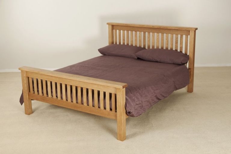 Kent Oak High Foot End Bed