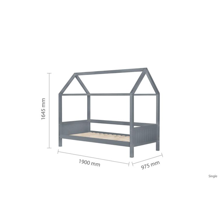 Kids Home Bed - Grey