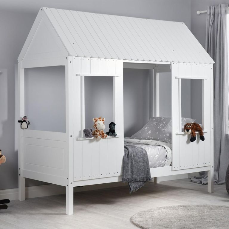 Kids Treehouse Bed - White
