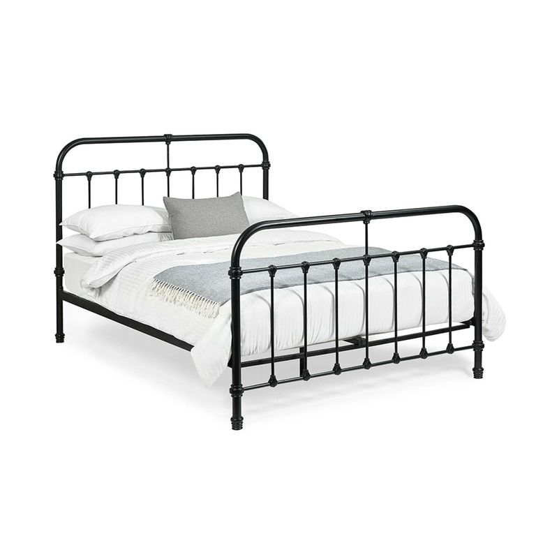 Logan Black Metal Bed - Sizes Available