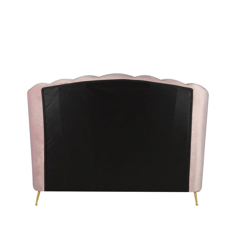 Lottie Ottoman Storage Bed - Pink Fabric - Sizes Available