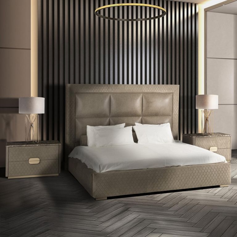 Marylin Bed - Leather - Sizes Available