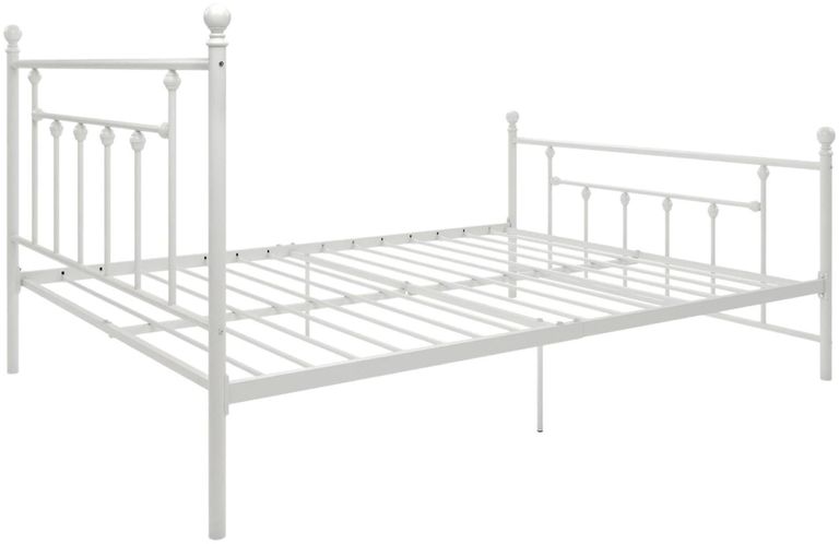 Melton White Metal Bed - Sizes Available - 3236198UK