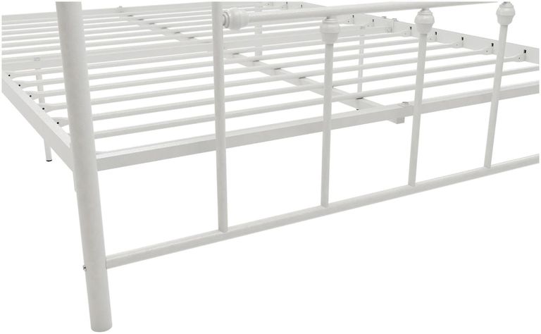 Melton White Metal Bed - Sizes Available - 3236198UK