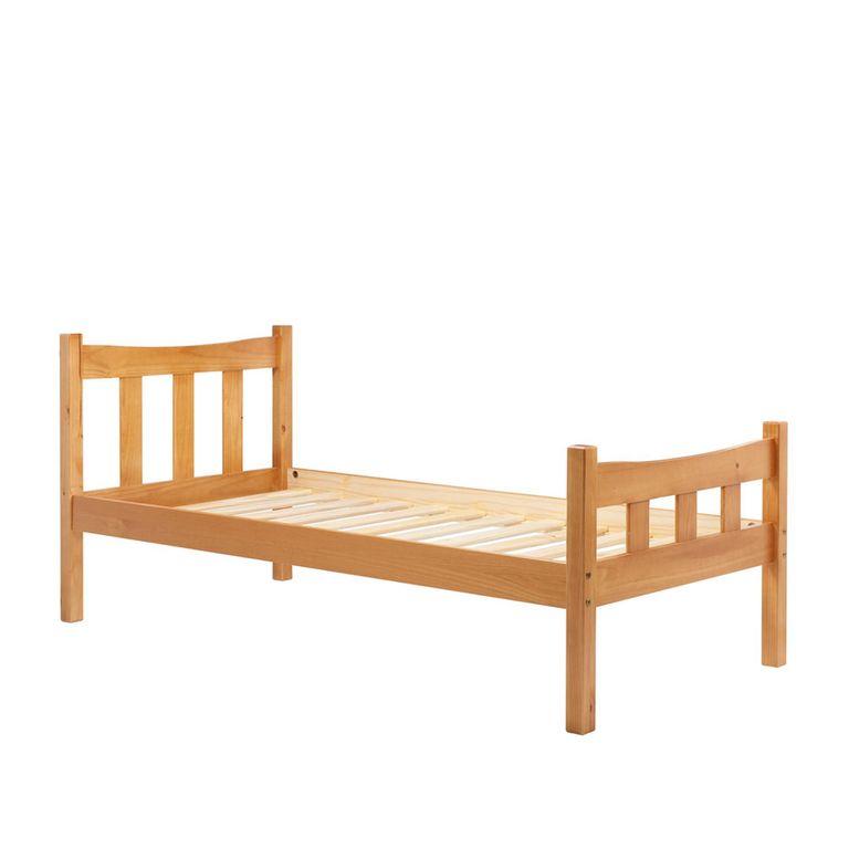 Miami Slatted Bed - Antique Pine - Sizes Available