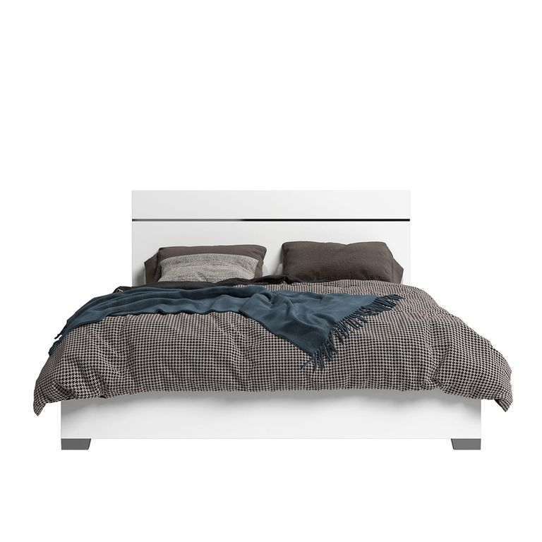 Modern Luna Bed - White - Sizes Available