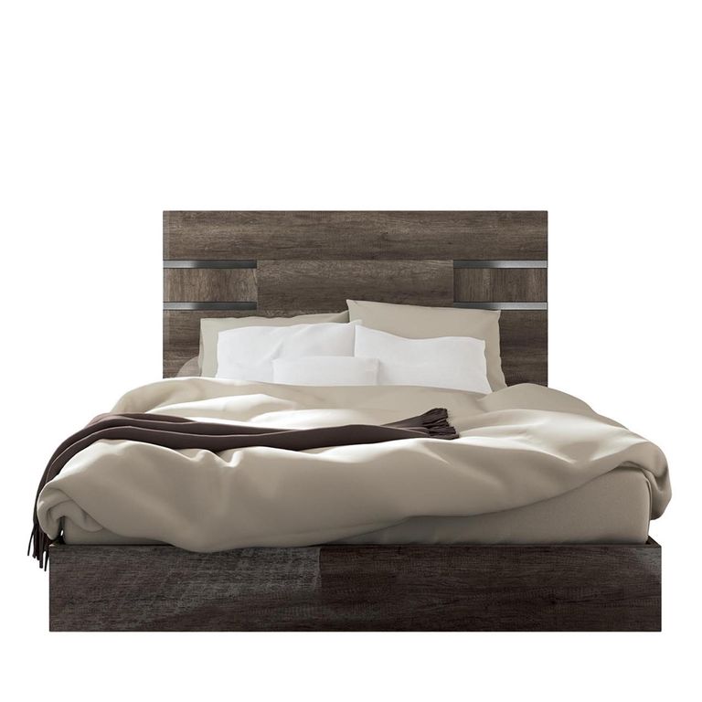 Modern Medea Bed - Vintage Oak - Sizes Available