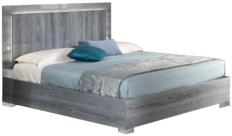 Nicole Grey Italian 5ft King Size Bed