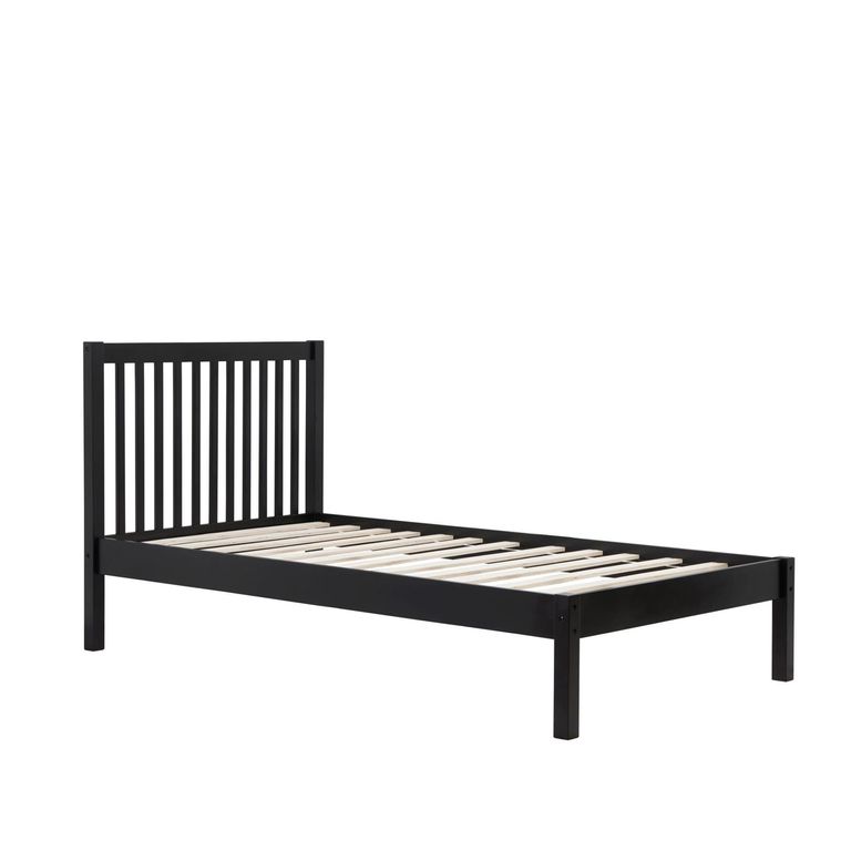Nova Bed - Black Wood - Sizes Available