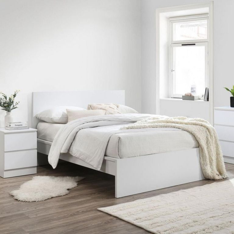 Oslo Bed - White - Sizes Available