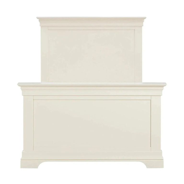Paisley Cream Painted High Foot End Bed - Sizes Available