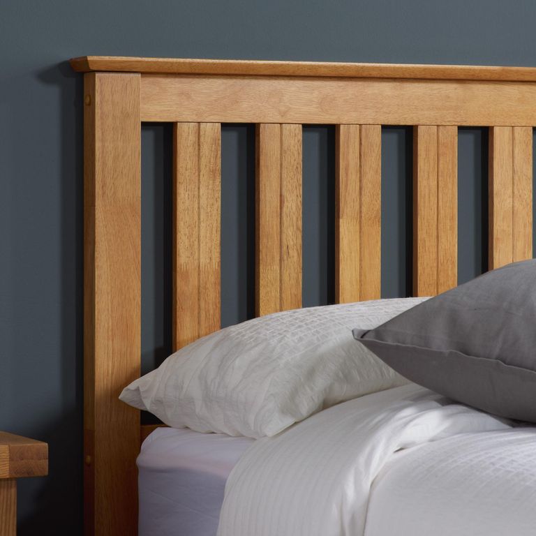 Phoenix Ottoman Storage Bed - Oak - Sizes Available