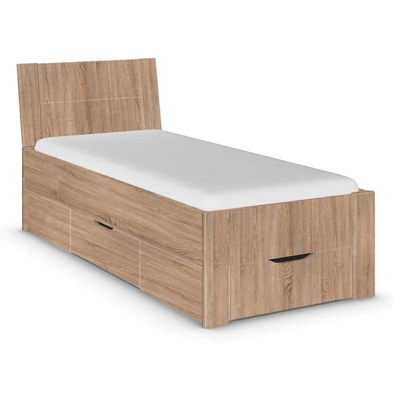 Rauch Aditio 3ft Single Bed - Sonoma Oak