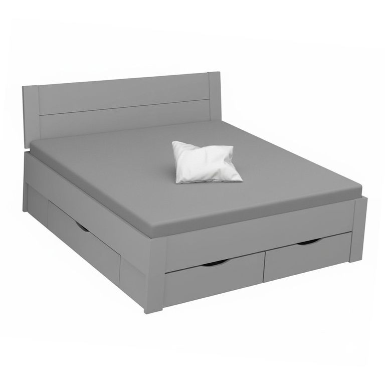 Rauch Aditio 6ft Queen Size Bed - Silk Grey