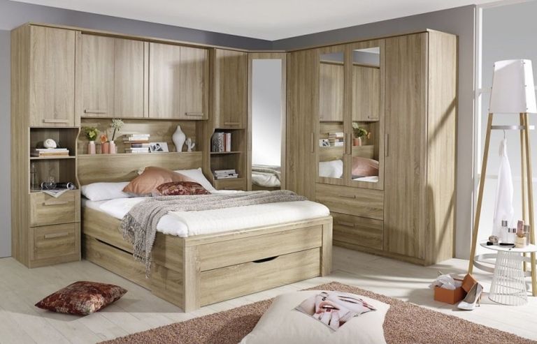 Rauch Rivera Sonoma Oak Bed - Variation Available