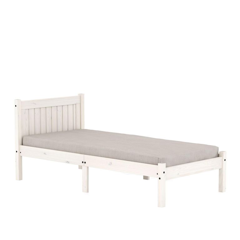 Rio Bed - White Washed Wood - Sizes Available