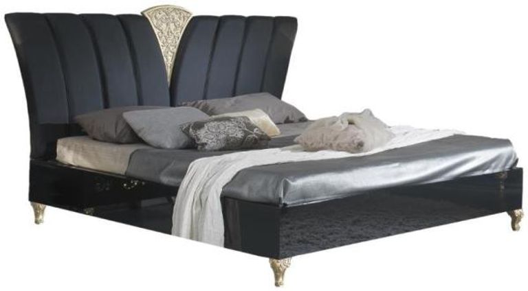 Sofia Black Italian Bed - Sizes Available