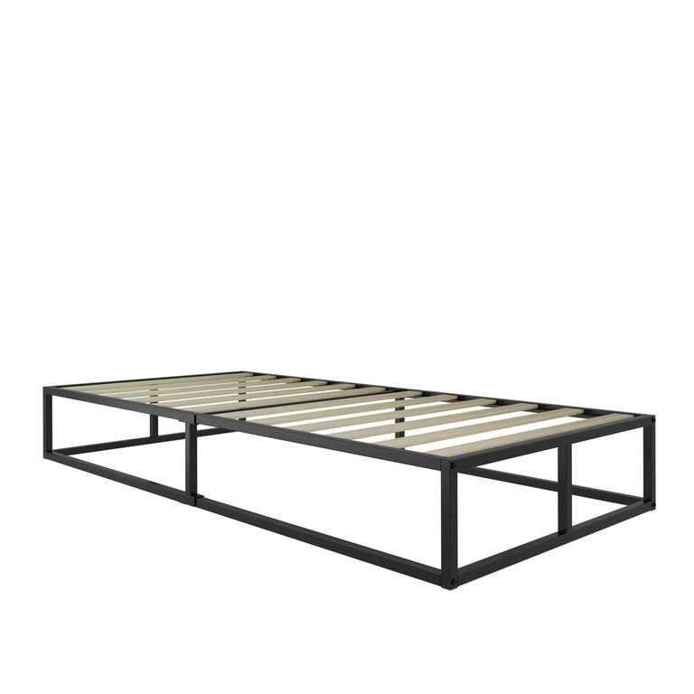 Soho Platform Bed - Black Metal - Sizes Available