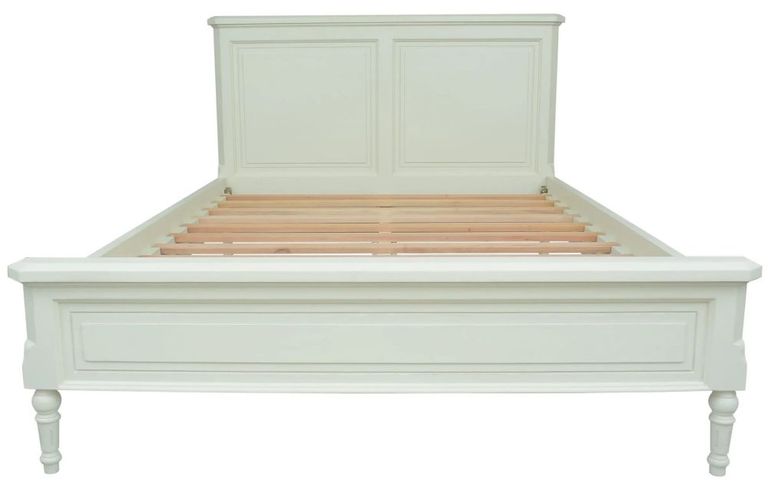 Solana French Lime White Bed