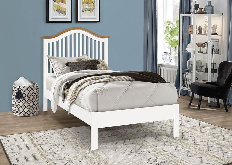 Chester Bed - Oak and White - Sizes Available
