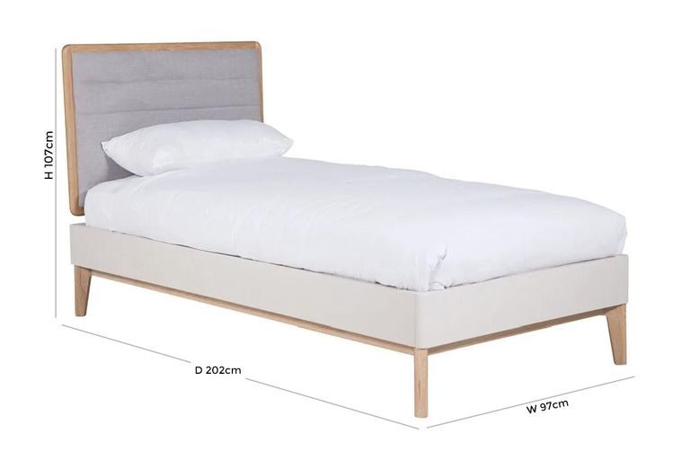Marlow Bed - Cashmere Oak - Sizes Available