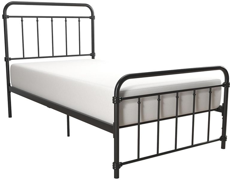 Wasco Black Metal Bed - Sizes Available - 4117019UK