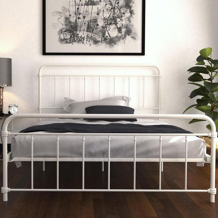 Wasco White Metal Bed - Sizes Available - 4118119UK