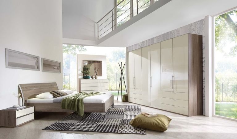 Loft Bed - Faux Leather Cushion Headboard - Variation Available