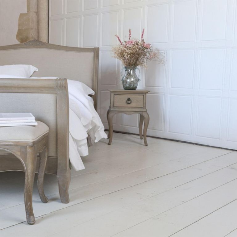 Camille High Foot End Bed - Grey Oak - Sizes Available