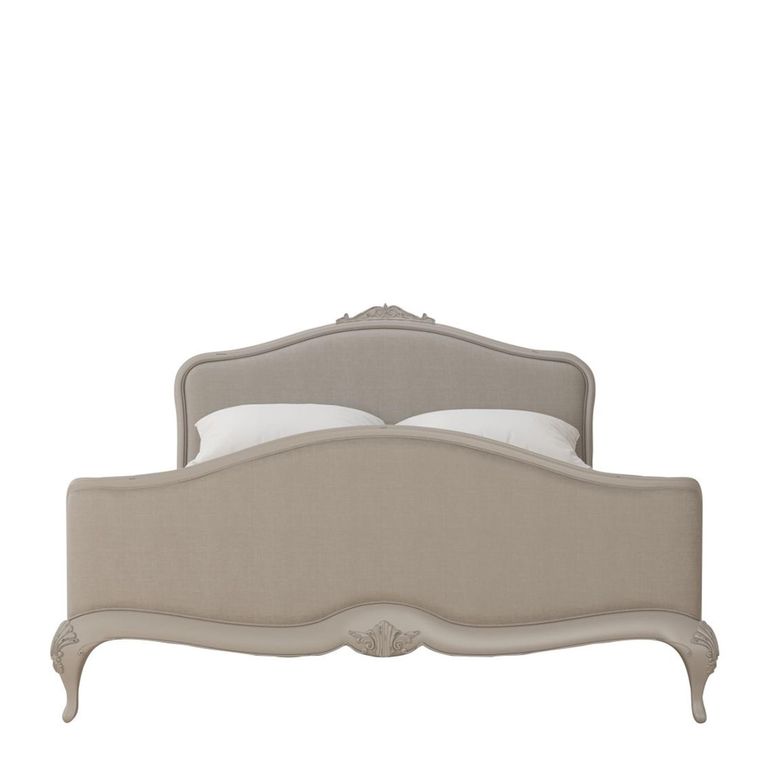 Etienne Upholstered Bed - Grey - Sizes Available