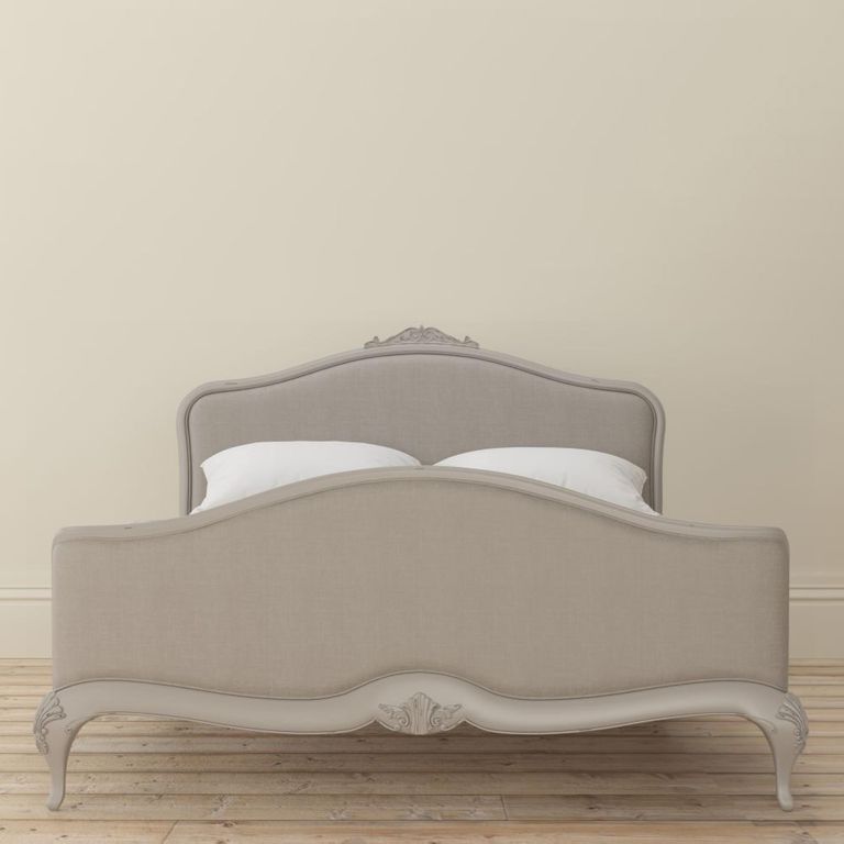 Etienne Upholstered Bed - Grey - Sizes Available